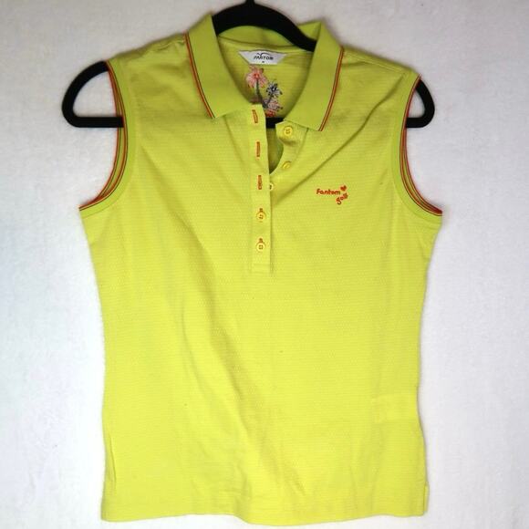 Fantom Women’s Golf palm tree, embroidered Polo size Medium - Picture 1 of 4